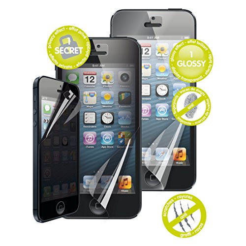 So'Axess Dzięki temu 'axess MUSCP0254 folia ochronna na wyświetlacz do Apple iPhone 5 3700615058515