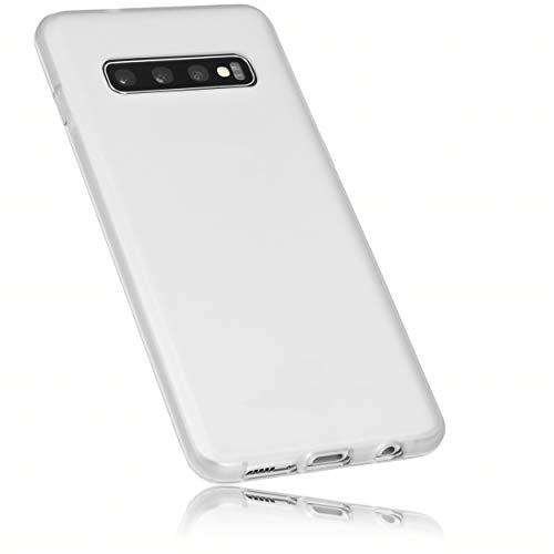 mumbi Etui kompatybilne z Samsung Galaxy S10 etui na telefon komórkowy, przezroczyste, białe