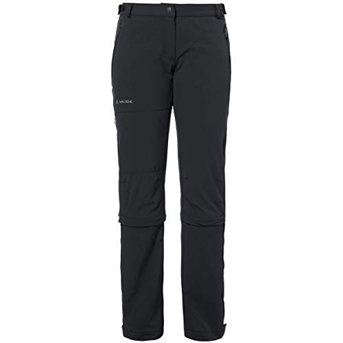 VAUDE Spodnie damskie Farley Stretch Capri T-zip II czarny czarny 50-Long