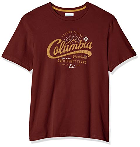 Columbia Leathan Trail T-shirt męski czerwony Rot (Tapestry, Graphic 1) X-S 1841933