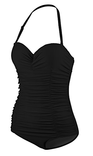 Beco Damski kostium kąpielowy z fiszbinami, B-cup Beachwear niebieski niebieski 44 66940