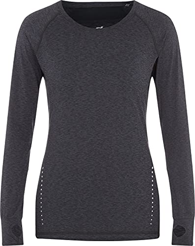 Pro Touch damska bluza Eeva, melanżowa/czarna, rozmiar 42