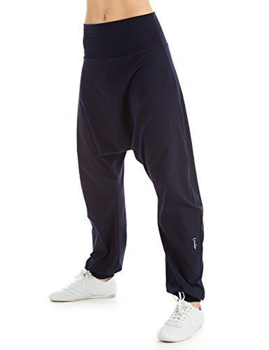 WINSHAPE Wh7 Dance damskie spodnie treningowe, haremki niebieski (Night Blue) M
