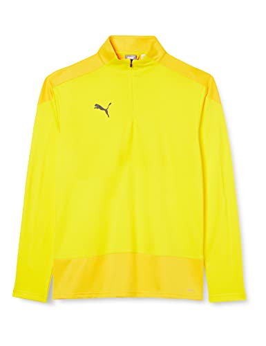 Puma Herren teamGOAL 23 Training 1/4 Zip Top Trainingsoberteil, Cyber Yellow-Spectra Yellow, S 656476