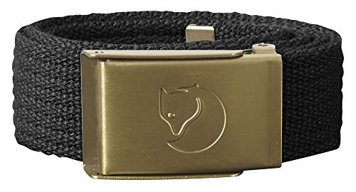 Fjällräven dla dzieci Kids Canvas Brass Belt Pas, szary, jeden rozmiar F77314
