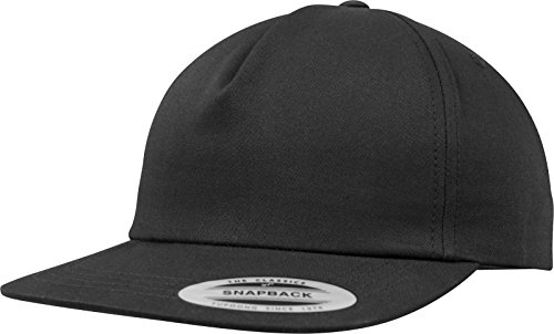 Flexfit Unstructured 5-panelowa czapka snapback, czarna, jeden rozmiar 6502