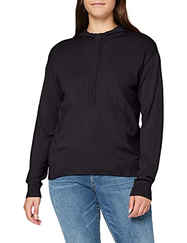 FALKE Falke damski sweter z kapturem, czarny, XL 64010