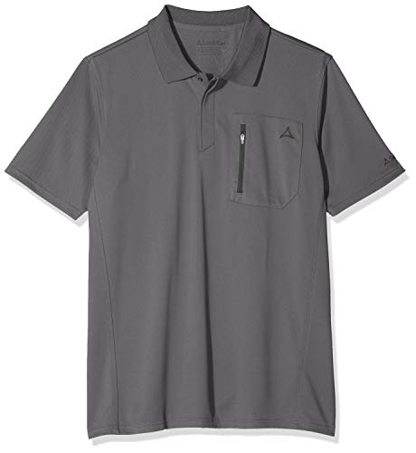 Schöffel Schöffel Arizona2 męska koszulka polo, asfalt, 46 22776