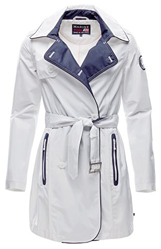 Marinepool kurtka norma Trench Coat Women, biały, XS 1002607-001-160