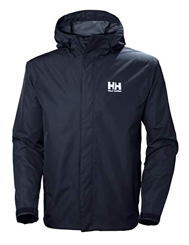 Helly Hansen męski Seven J Jacket kurtka przeciwdeszczowa, niebieski, l 62047
