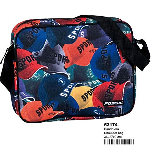 FOSSIL sportowe czapki torba na ramię na zewnątrz i do uprawiania sportu, dorosłych, unisex, wielokolorowy, jeden rozmiar