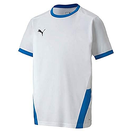PUMA Puma TeamGOAL 23 Jersey chłopięcy T-shirt biały Puma White-electric Blue Lemonade 116 704160