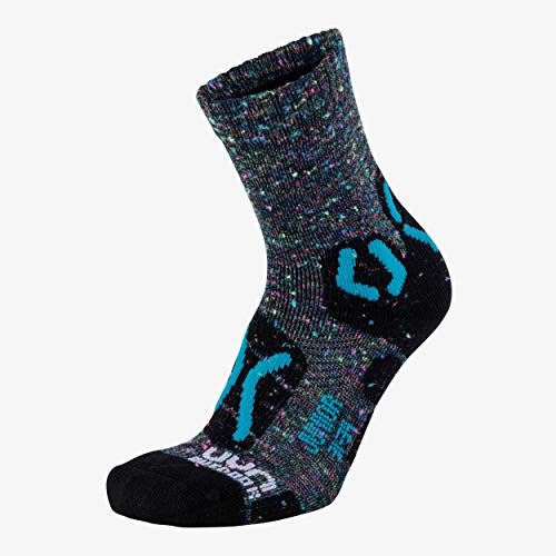 UYN Trekking Outdoor Expl**** Skarpetki Dzieci, grey multicolor/turquoise EU 27-30 2020 Skarpetki dziecięce S100060-J013-27/30