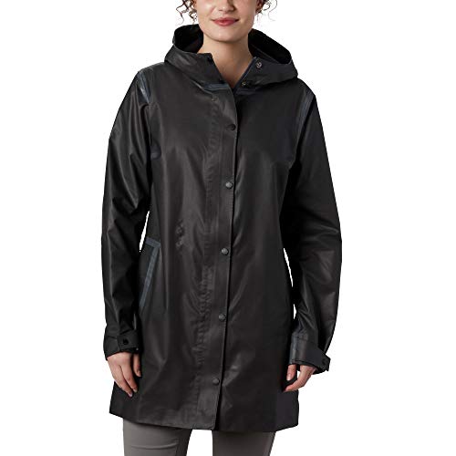 Columbia Outdry Ex Mackintosh damska kurtka przeciwdeszczowa czarny Black Heather X-S