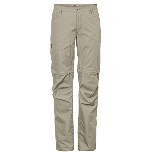 Fjallraven Daloa Shade damskie spodnie sportowe z odpinanymi nogawkami beżowy Limestone 40