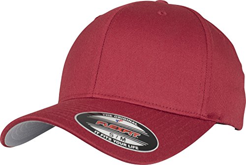 Flexfit Czapka baseballowa unisex Wooly Combed, Ró?owo-br?zowy, S-M