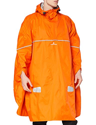 Ferrino Relags męska  Poncho 'DRYRIDE' deszczu Poncho, pomarańczowa, 130 cm 65152AAA