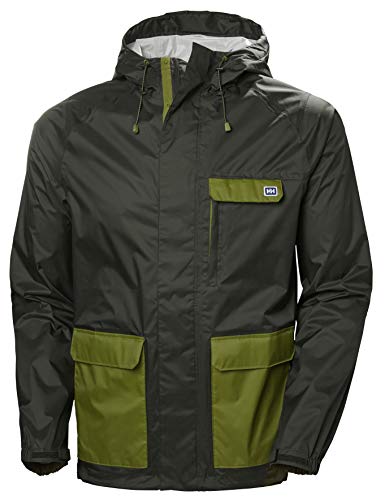 Helly Hansen Roam 2-warstwowa wodoodporna kurtka z kapturem, zielony, xl