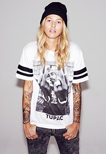 Mister Tee Ladies 2 PAC Stripes T-Shirt damski, biały, XS MT363