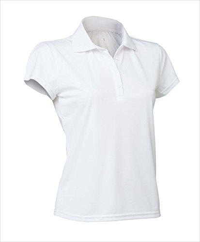 Asioka Koszulka polo asioka 102/14 z krótkimi rękawami, damska, biały, l 102/14 BLANCO L