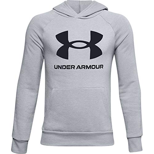 Under Armour Bluza RIVAL FLEECE HOODIE-GRY - S 1357585-011_S