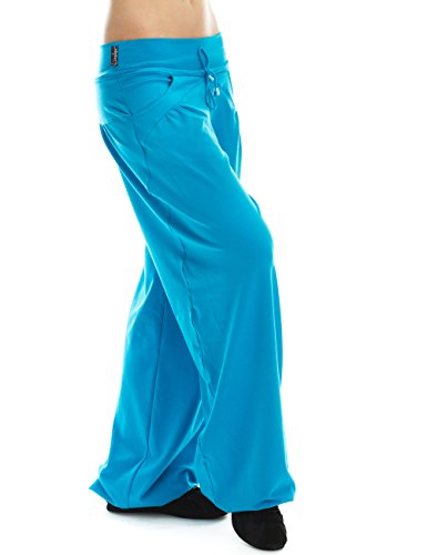 WINSHAPE Winshape Damskie spodnie treningowe Dance Fitness czas wolny Sport WTE3 WTE3-TUERKIS-XL_türkis_XL