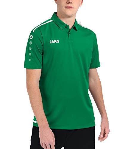 JAKO JAKO Męska Striker 2.0 Polo, sportowy zielony/biały, 3XL 6319
