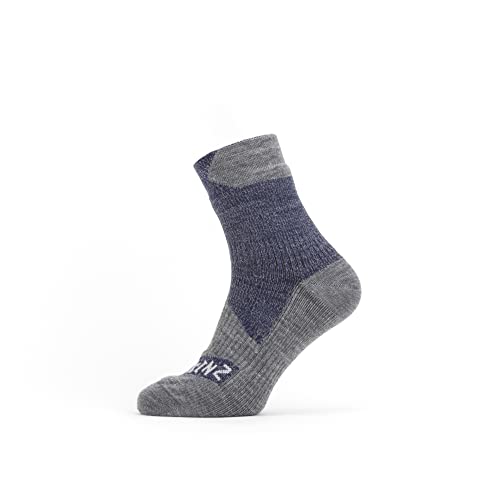 SealSkinz SEALSKINZ Cienkie skarpetki do chodzenia dla dorosłych unisex Granatowy / szary Marl S 11100060000410-004-S