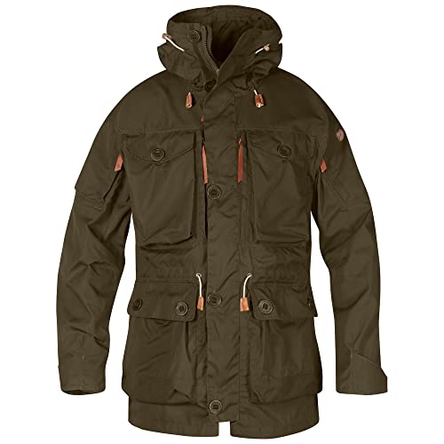 FJALLRAVEN FJÄLLRÄVEN Męska kurtka sportowa Smock No. 1 M zielony ciemnooliwkowy S F81841-Dark Olive-S