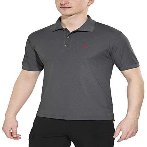 Fjällräven dla mężczyzn crowley Pique Polo, szary, large