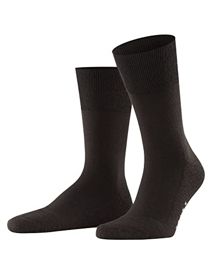 Falke męskie lotnisko plus skarpety - wełna merynosowa/mieszanka bawełny, brązowa (brązowa 5930), UK 8,5-9,5 (rozmiar producenta: 43-44), 1 para 14403