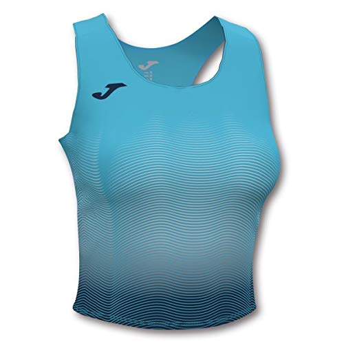 Joma Elite Vii damski top M turkusowy - granatowy