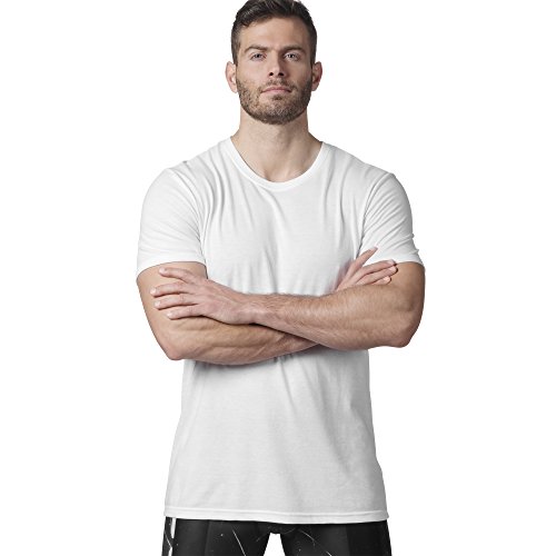Reebok męska Global Graphic Blank koszulka z krótkim rękawem, biały, XS BHP48