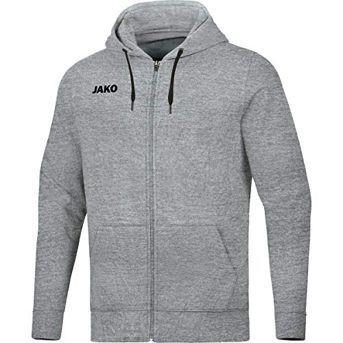 JAKO Base męska kurtka z kapturem szary jasnoszary melanż 4XL