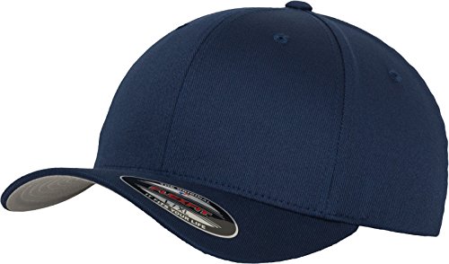 Flexfit Wooly Combed czapka bejsbolówka, unisex, bez zapięcia, dla mężczyzn, kobiet i dzieci niebieski grantowy L-XL 6277