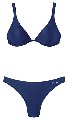 Beco damski strój kąpielowy z fiszbinami bikini granatowy, 38 81030