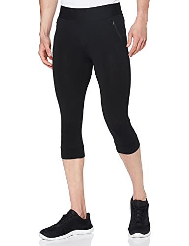 JAKO Capri Casual Capri męskie spodnie do noszenia na co dzień czarny czarny 34