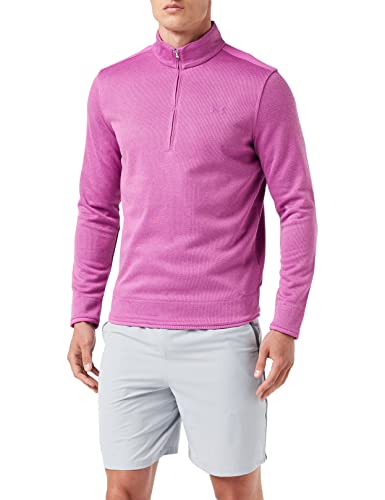 Under Armour męski sweter polarowy 1/2 zamek błyskawiczny rozgrzewany top Optic Purple/Academy/Optic Purple (665) M