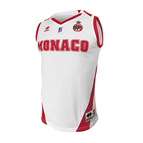 AS Monaco oficjalna koszulka koszykówki 2019-2020 koszykówka Unisex XXXX-Large biała