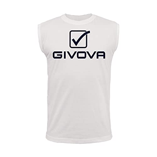 Givova podkoszulek z bawełny Sponsor Logo Big biały Baba XX-L