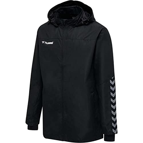 Hummel hmlAUTHENTIC KIDS ALL-WEATHER kurtka chłopięca, Black/White, 116