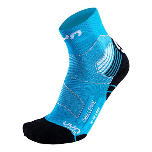 UYN Run Trail Challenge Skarpetki Kobiety, turquoise/white EU 39-40 2020 Skarpetki kompresyjne S100075-A299-39/40