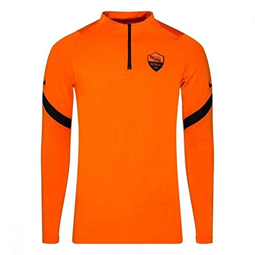 Nike Męska ROMA M NK DRY STRK DRIL Top CL koszulka z długim rękawem, bezpieczeństwo pomarańczowy/czarny/(czarny) (bez sponsor-3.), S
