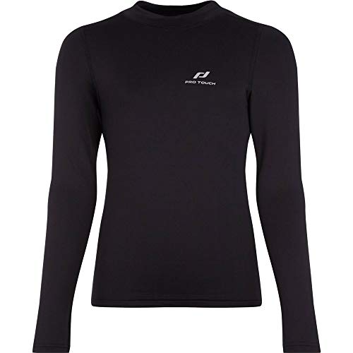Pro Touch damska koszulka z długim rękawem, uniseks czarny czarny 128