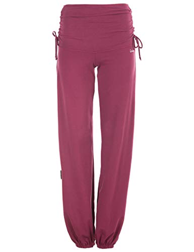 WINSHAPE WINSHAPE Winshape damskie spodnie treningowe, Wh1, fitness, czas wolny, sport, joga, pilates czerwony Berry-love XL WH1-BERRY-LOVE-XL