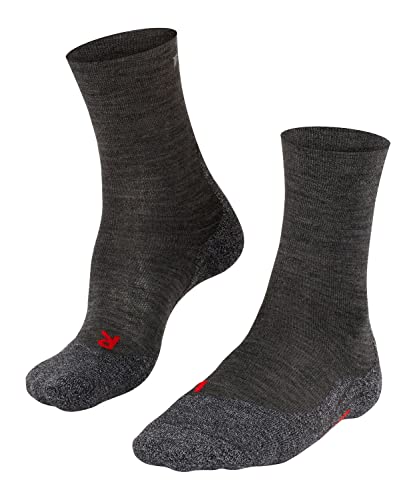 FALKE damskie skarpety turystyczne TK2 Sensitive W SO, szare, UK 2,5-3,5 (rozmiar 35-36)