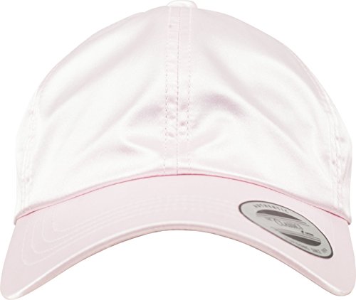 Flexfit Low Profile Satin Cap unisex dla kobiet i mężczyzn z połyskującej satyny materiału, czarny, jeden rozmiar 6245SC