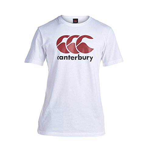 Canterbury mężczyzn CCC T-Shirt z logotypem, biały, XXXL E546720-001-3XL