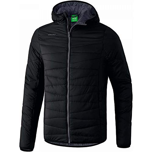 Erima Męska kurtka pikowana Basic czarny czarny/ciemnoszary M 9060704
