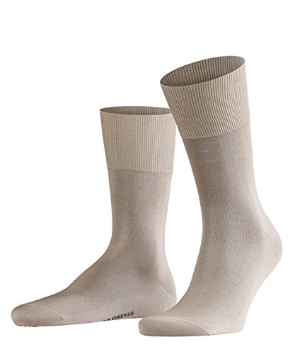 FALKE męskie skarpety firenze - 97% bawełna, beżowe (Sand 4320), UK 5,5-6,5 (rozmiar producenta: 39-40), 1 para